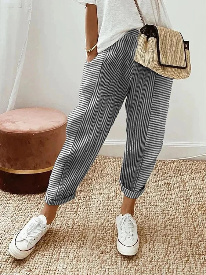 Sylis | Comfy Striped Pants