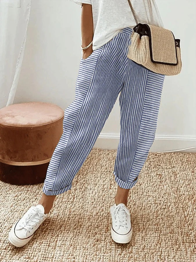 Sylis | Comfy Striped Pants