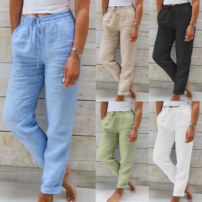 Sylis | Comfortable Waist Elastic Pants