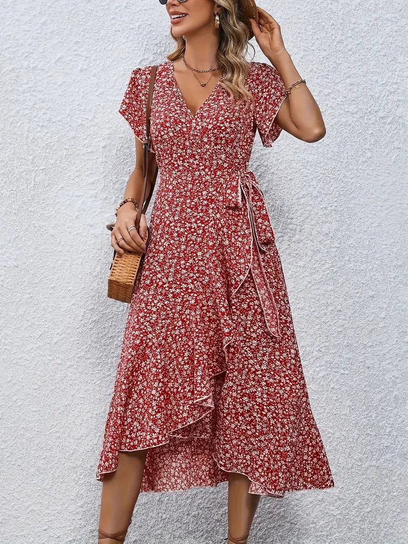 Sylis | Floral Midi Dress