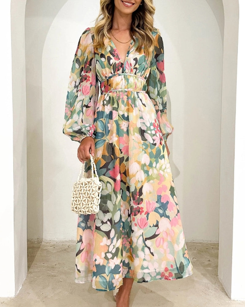 Sylis | Stylish Floral Maxi Dress