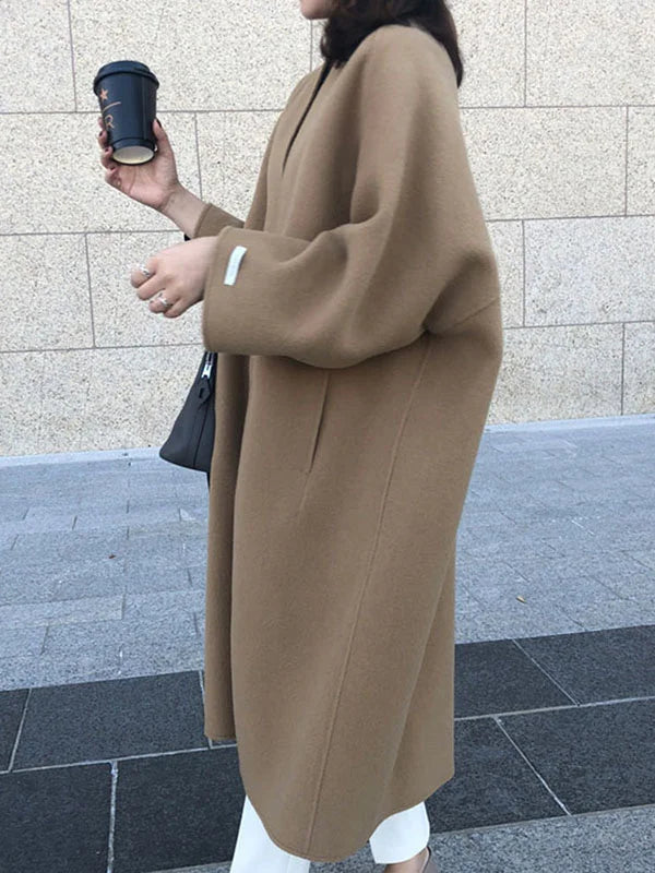 Sylis | Long wool coat for women