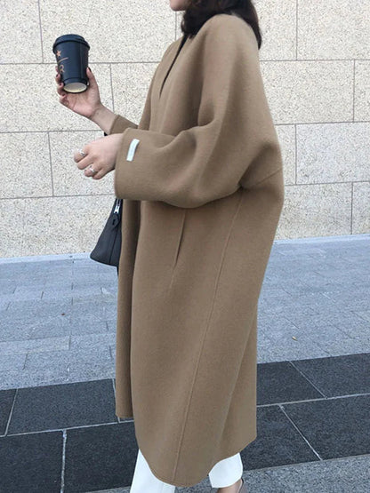 Sylis | Long wool coat for women