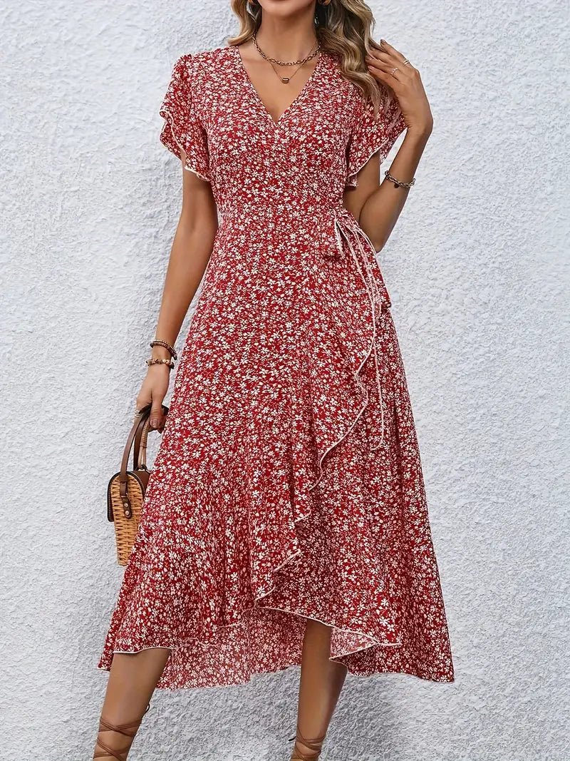 Sylis | Floral Midi Dress