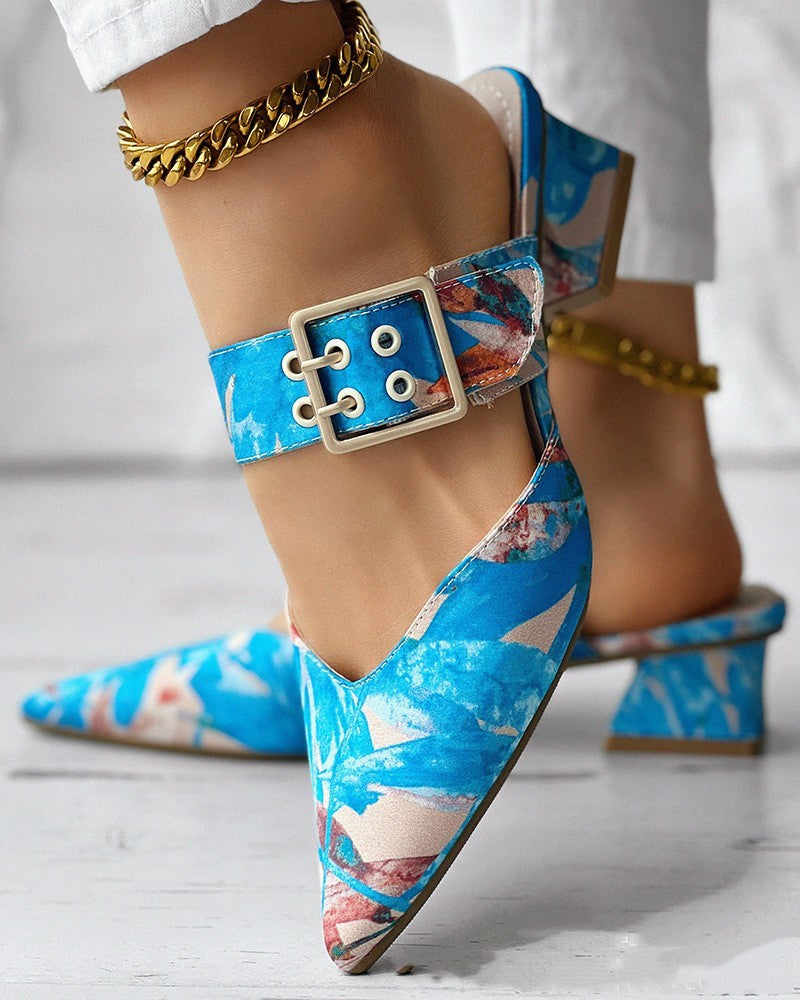 Sylis | Colorful Sandals Heels