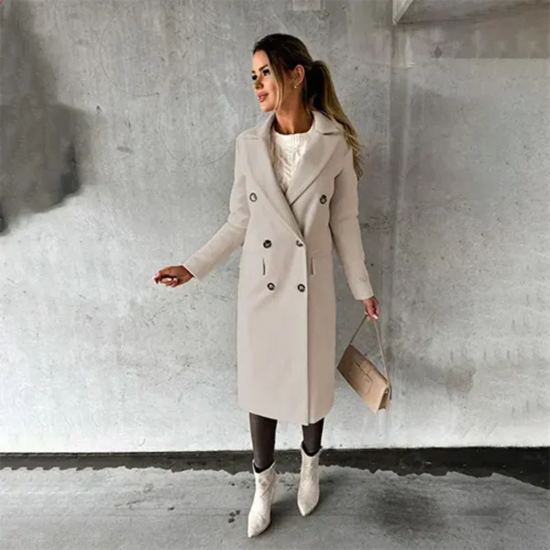 Sylis-Mode | Women's Warm Trench Coat Winter