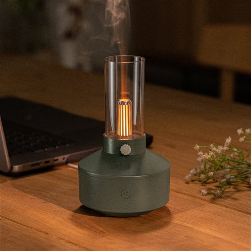 Aroma diffuser LumaScent | Fragrance & Candlelight | 0.5L Tank | Silent & Automatic Shutdown
