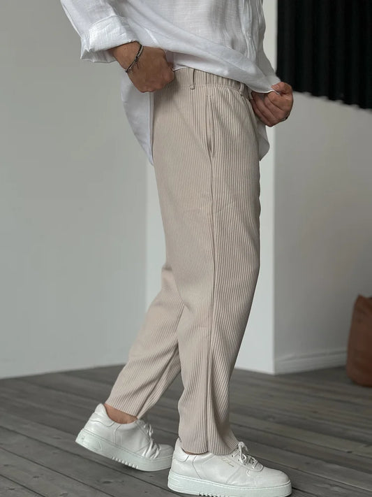 Sylis | Relaxed Ribbed Trousers