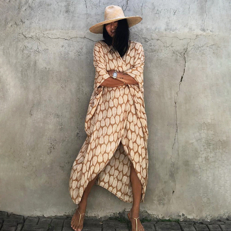 Sylis | Glamorous Sun Protection Resort Beach Dress Cover Up