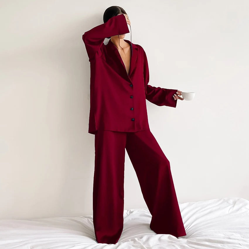 Sylis | Silky Elegance Oversized Pajama Set