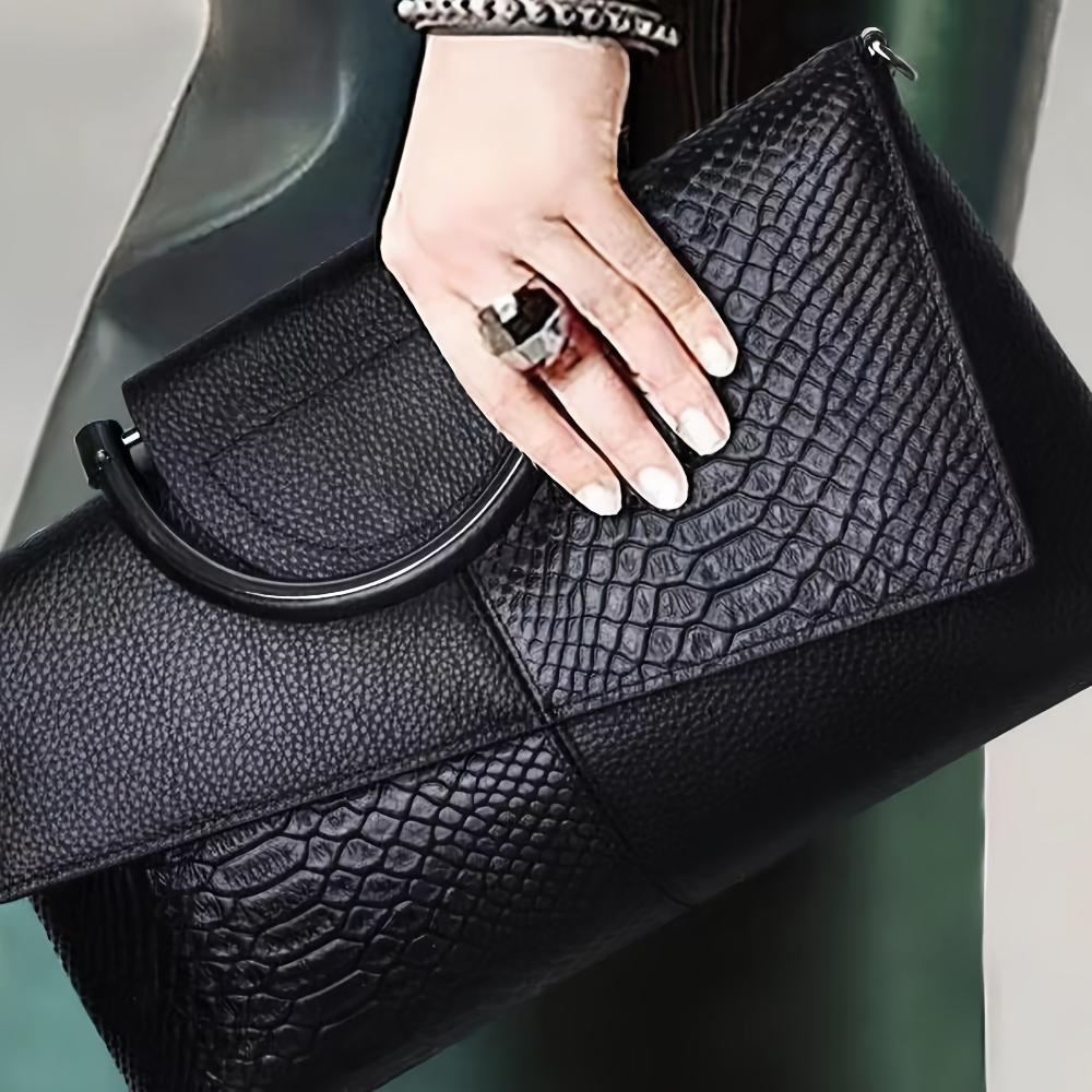 Sylis - Croc-Embossed Luxury Bag