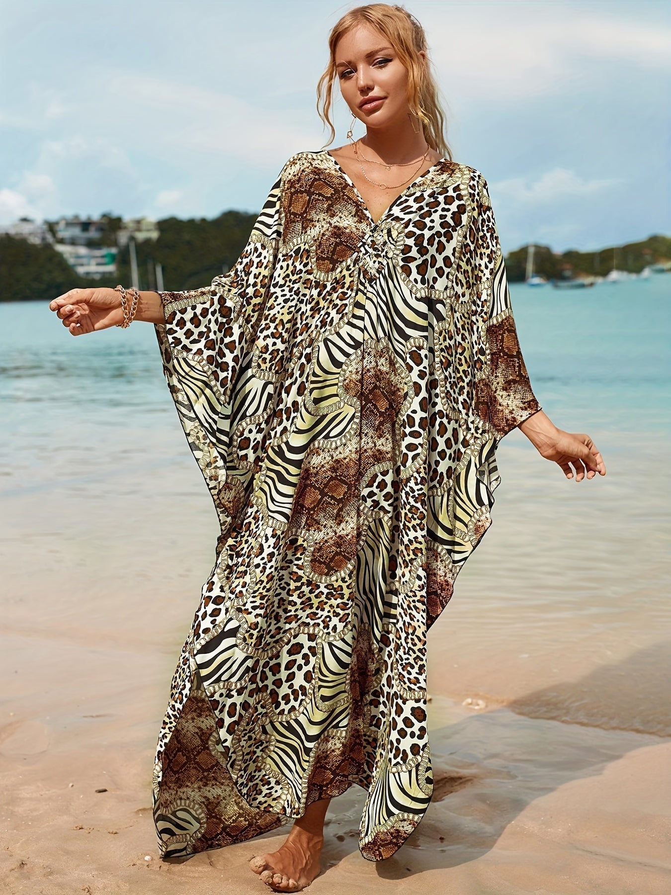 Sylis | Wild Safari Beach Dress