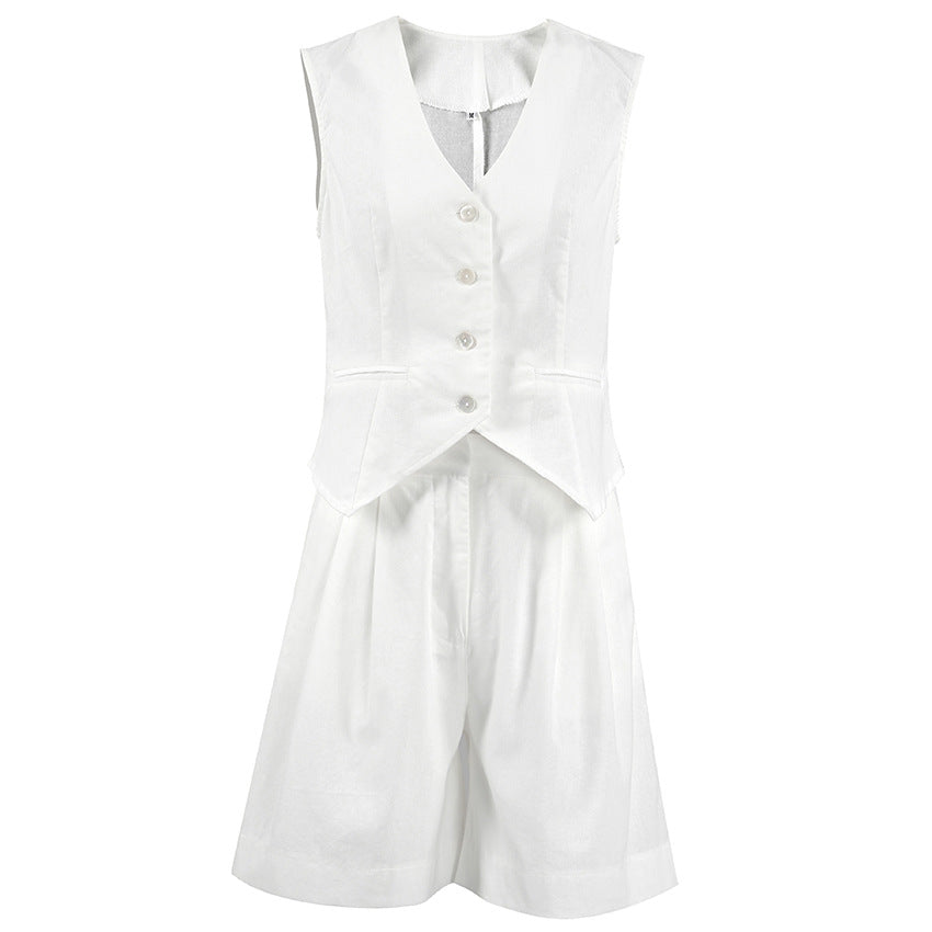 Sylis | Tailored Vest and Shorts Set