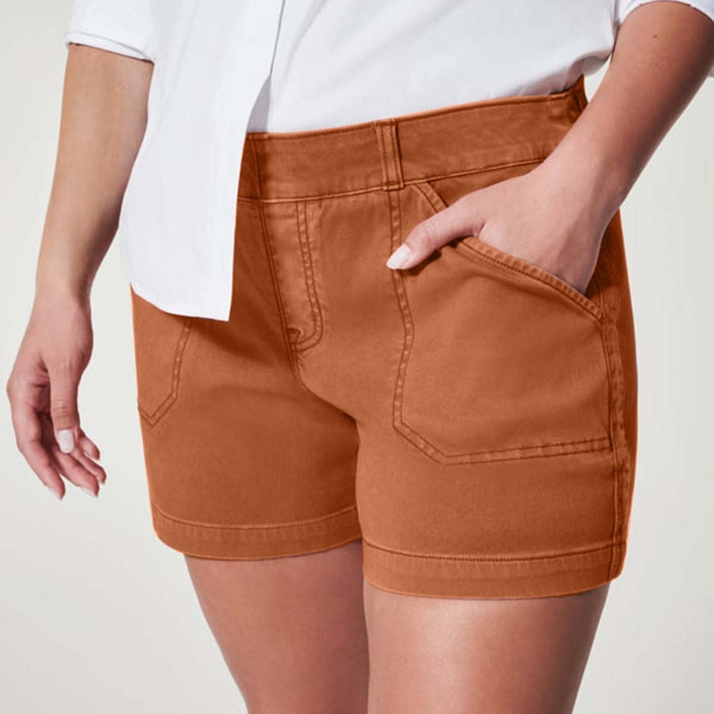 Sylis | Stretch Pull-On Denim Shorts