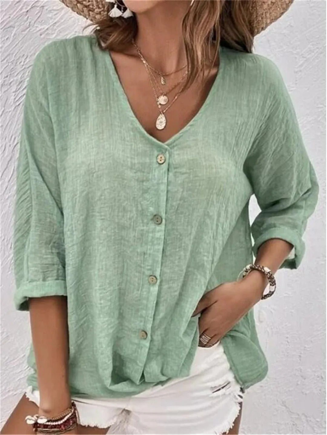 Sylis | Breezy Solid-Colour Beach Top