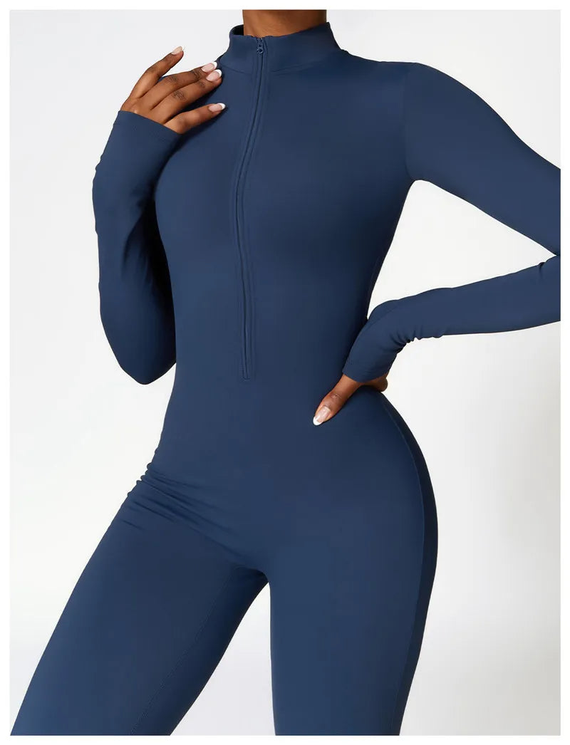 Sylis | Sports Jumpsuit With Zipper