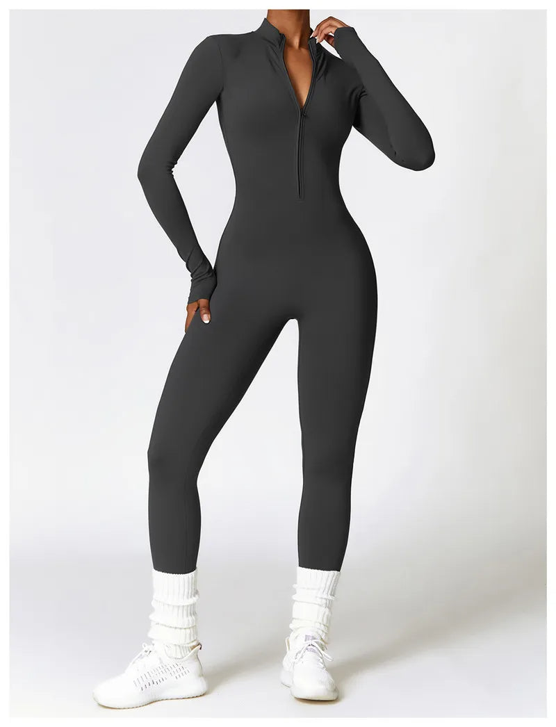 Sylis | Sports Jumpsuit With Zipper