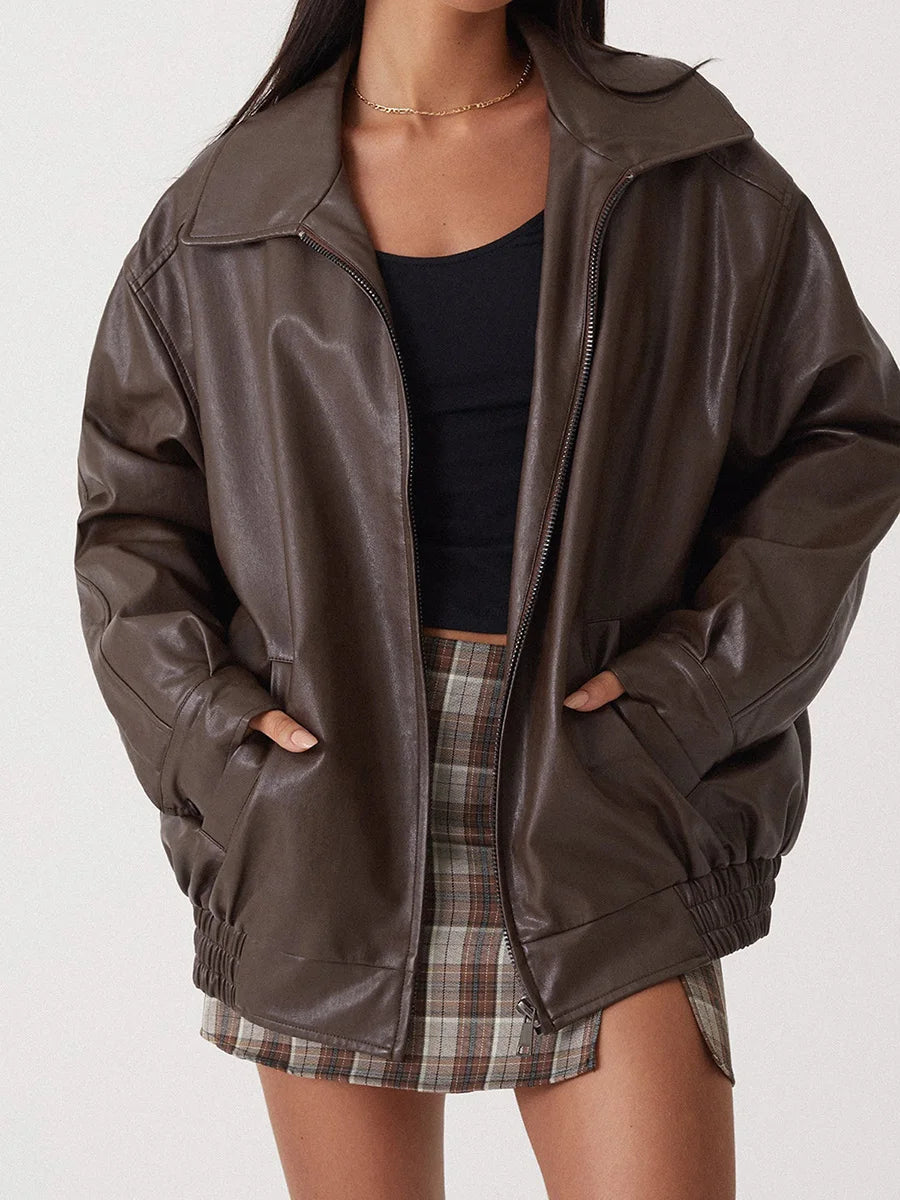 Sylis | Oversized Bomber Jacket