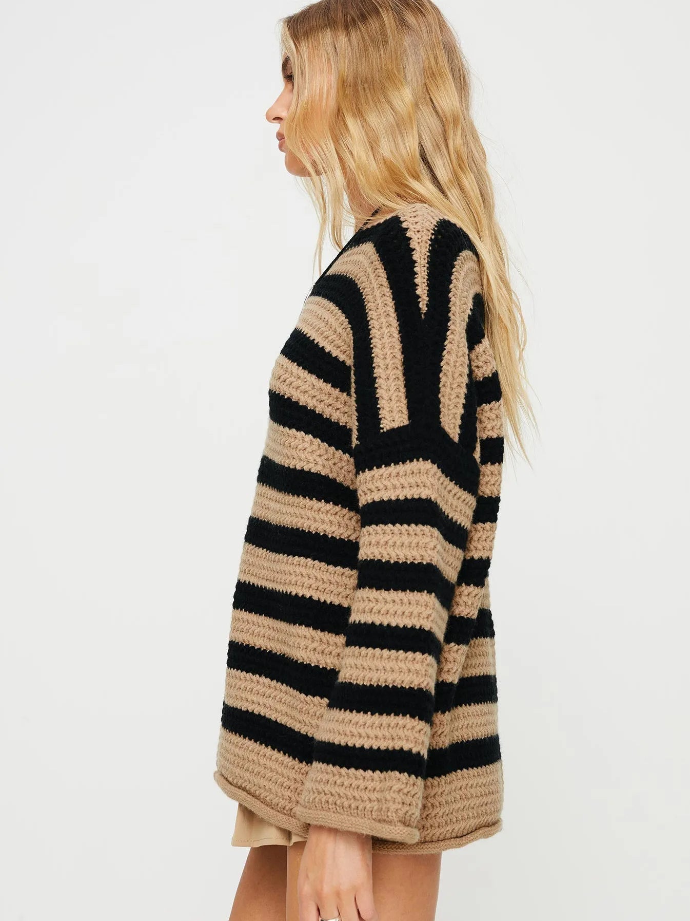 Sylis | Striped Knit Pullover Sweater