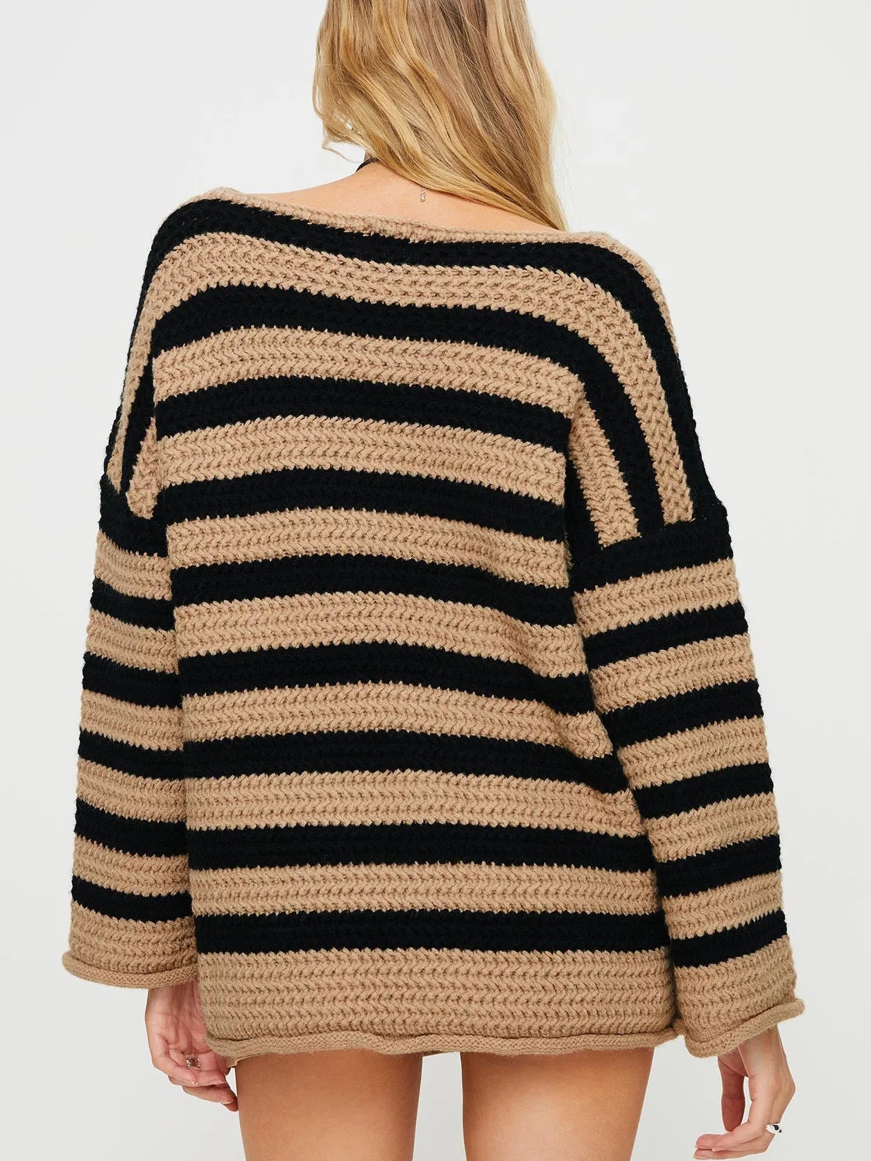 Sylis | Striped Knit Pullover Sweater