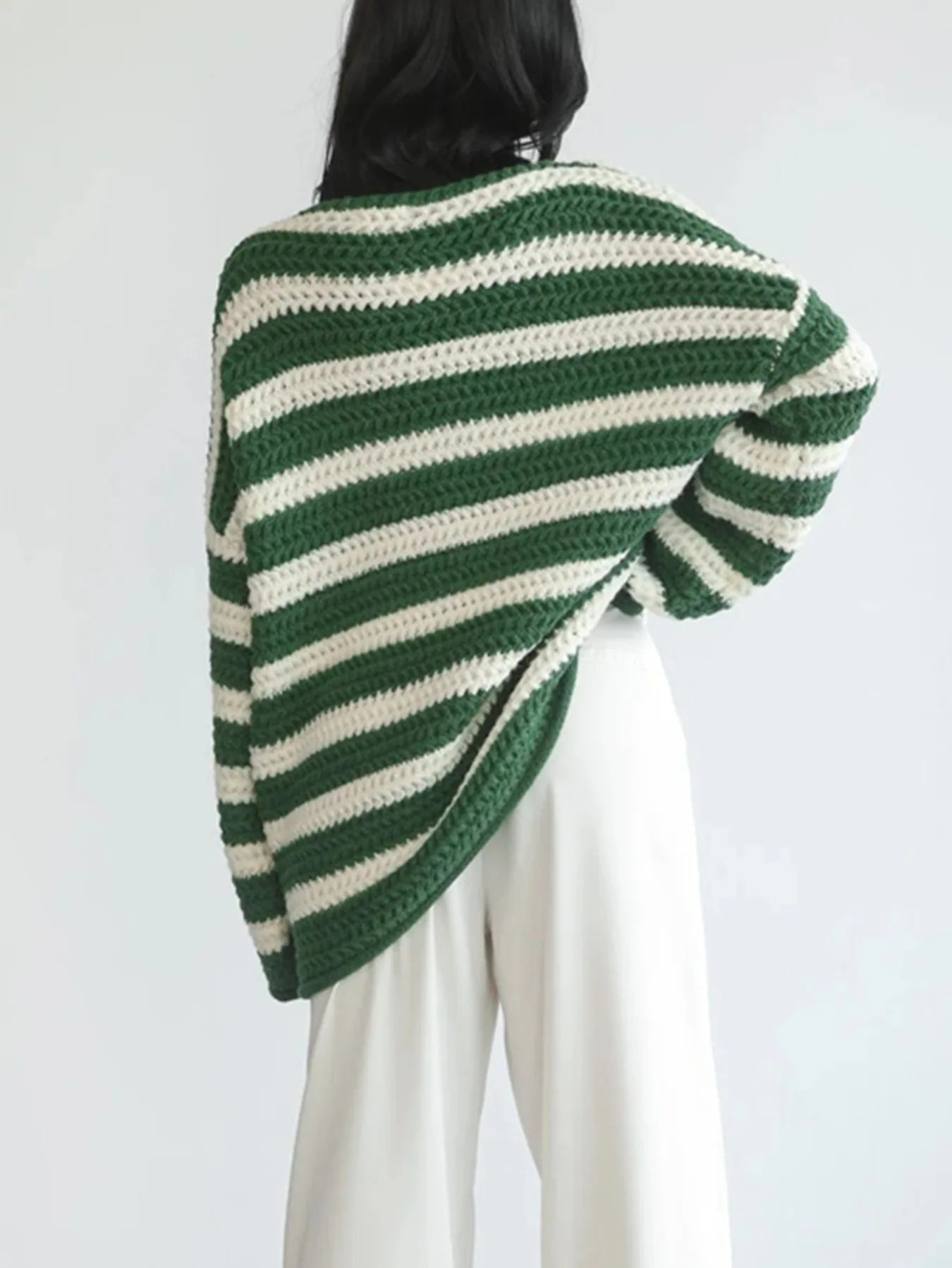 Sylis | Striped Knit Pullover Sweater