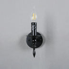 Elegant black wall light