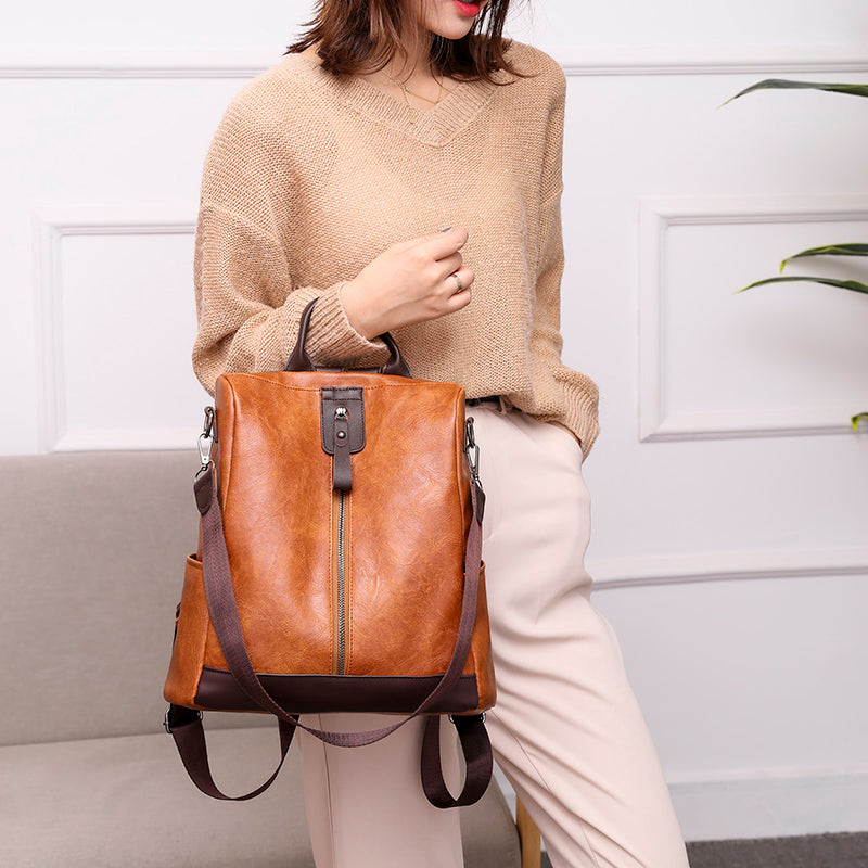 Sylis | Classic Leather Backpack