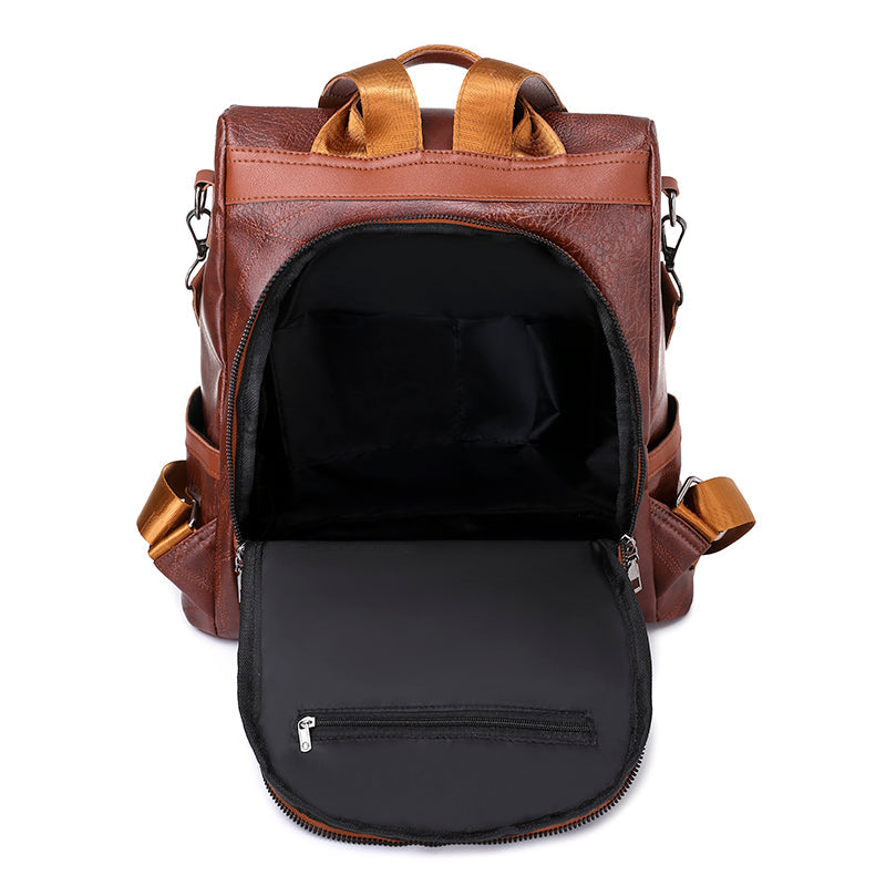 Sylis | Rugged Leather Backpack