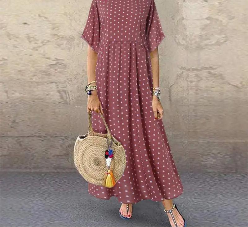 Sylis | Comfortable Polka Dot Dress