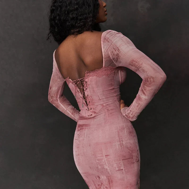 Sylis | Elegant Pink Dress