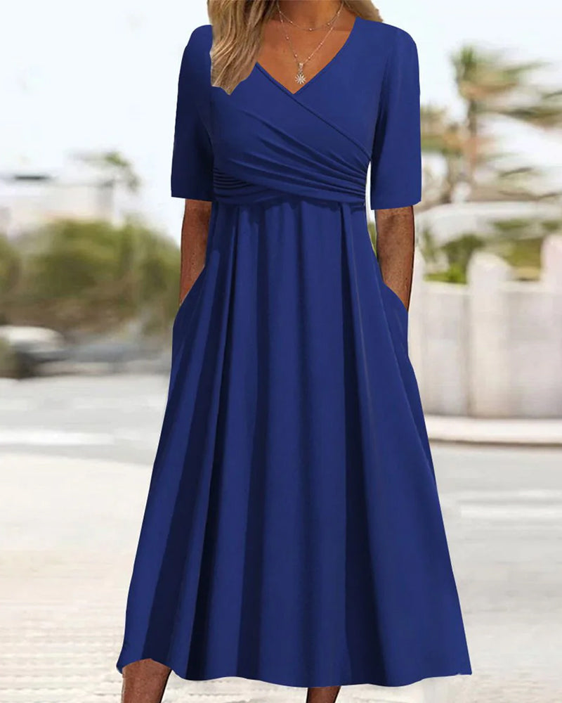 Sylis | Elegant Ruffle Midi Dress