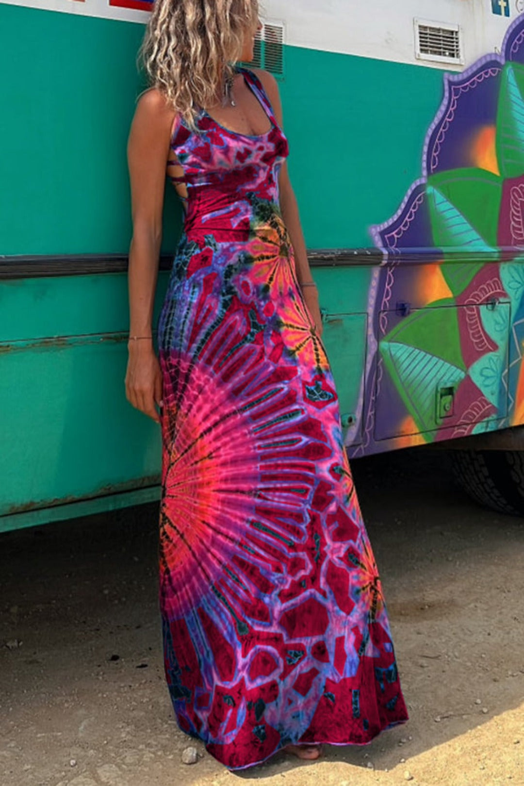 Sylis | Radiant Tie-Dye Dress