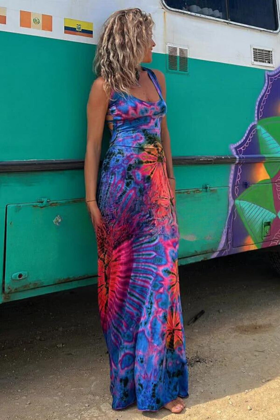 Sylis | Radiant Tie-Dye Dress