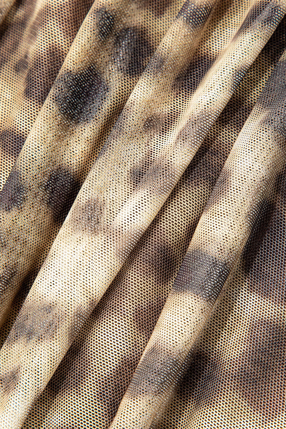Sylis halter type net with leopard print