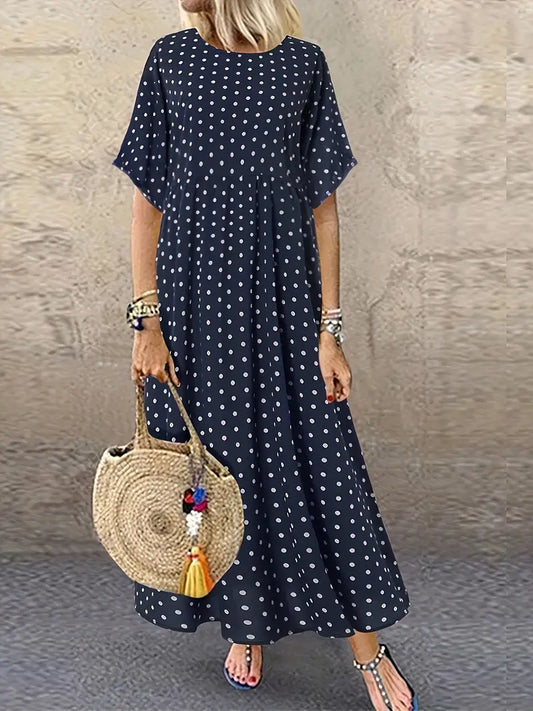 Sylis | Comfortable Polka Dot Dress