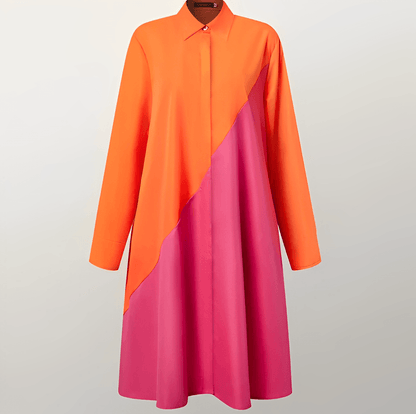 Sylis | Blouse with notched collar and three-quarter sleeves