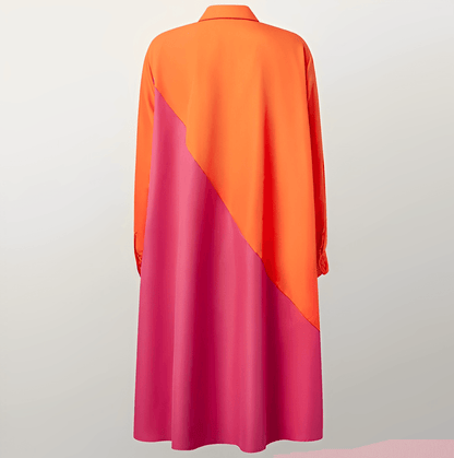 Sylis | Blouse with notched collar and three-quarter sleeves