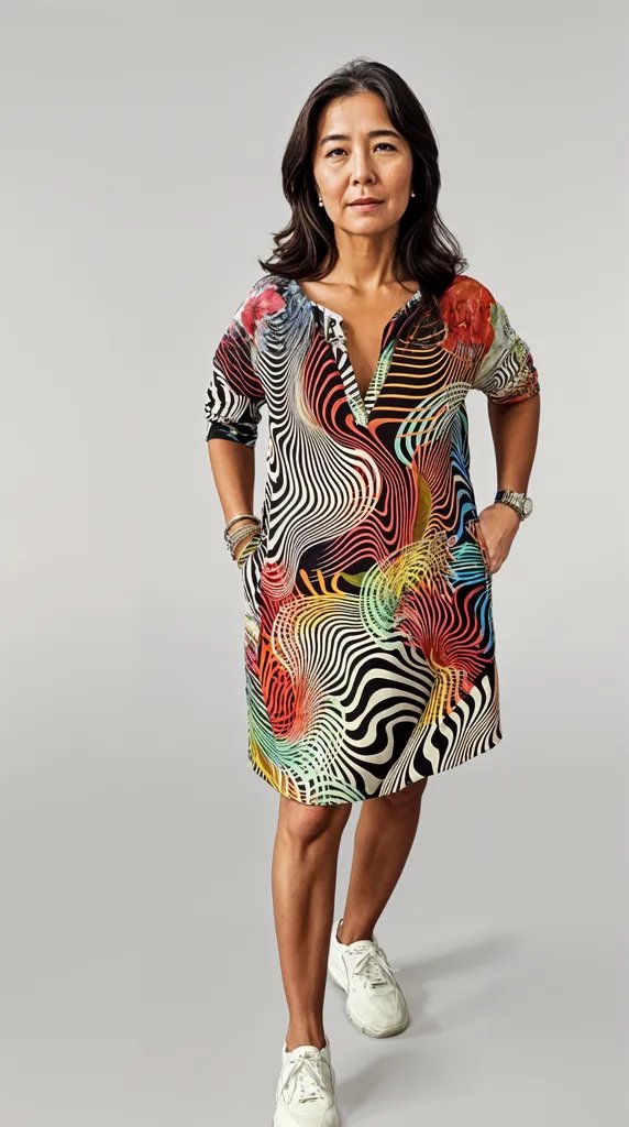 Sylis | Colorful Printed Dress