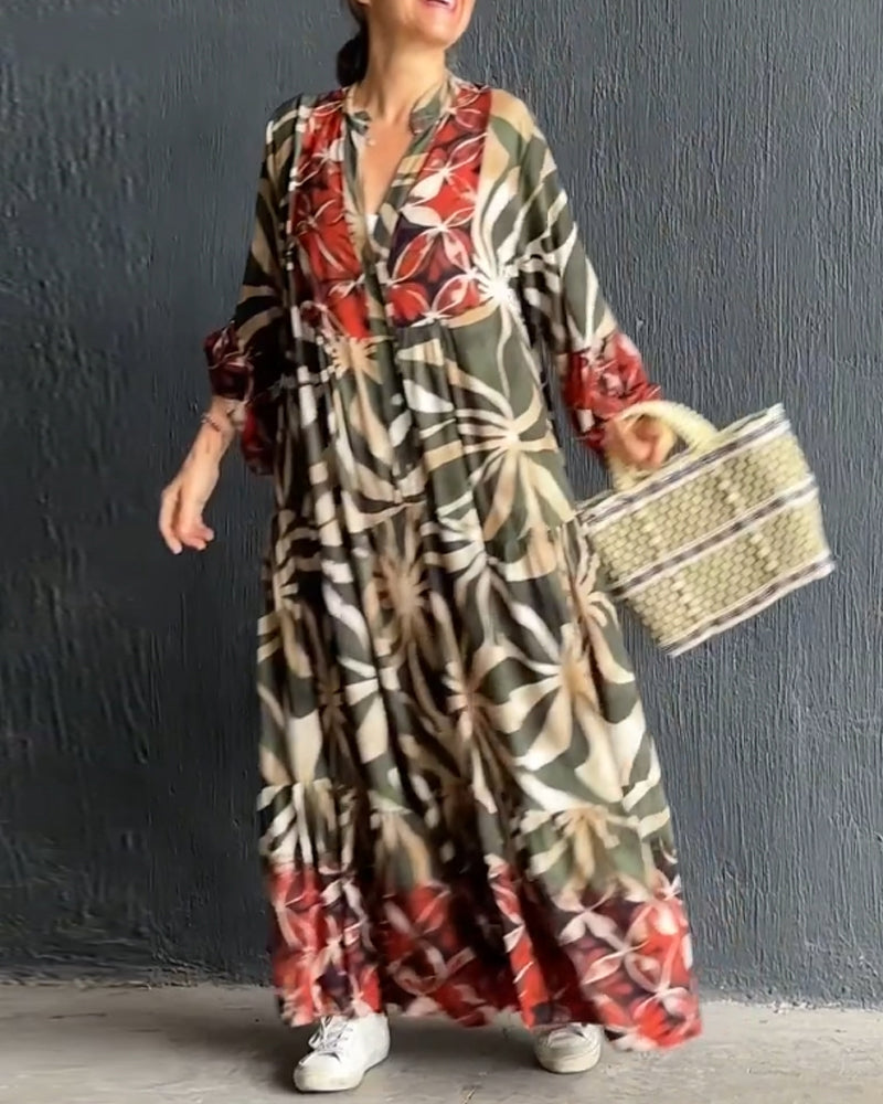 Sylis | Women's Printed Long Maxi