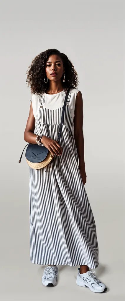 Sylis |  Casual Striped Jumpsuit Dress