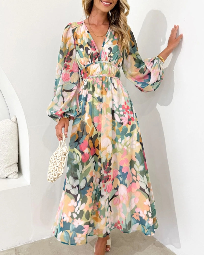 Sylis | Stylish Floral Maxi Dress