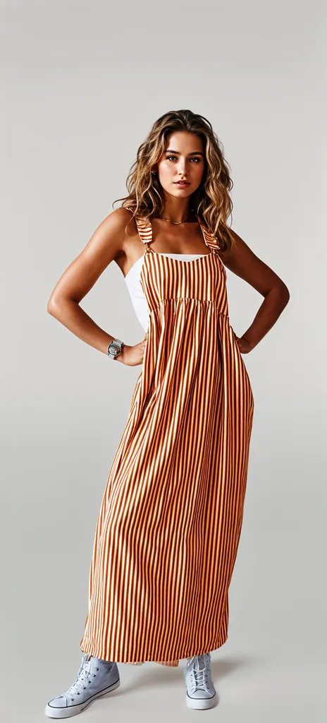 Sylis |  Casual Striped Jumpsuit Dress