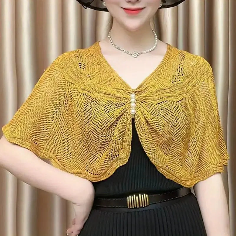 Sylis - Stylish Knitted Lace Shawl