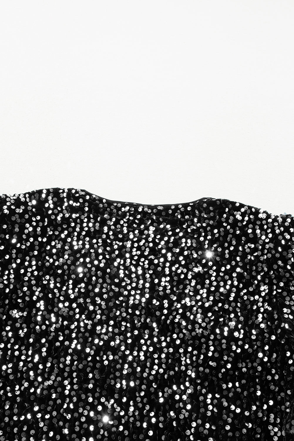 Sylis with sequins and open front