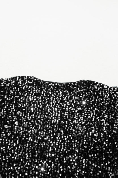 Sylis with sequins and open front