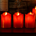 LED Candles with Flame Effect for Celebrations