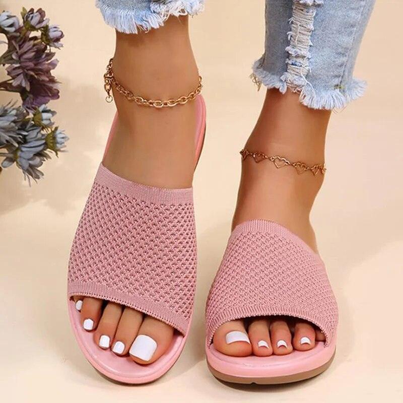 Sylis | Stylish Mesh Flip Flops Women