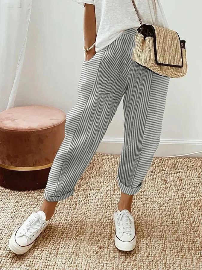 Sylis | Comfy Striped Pants