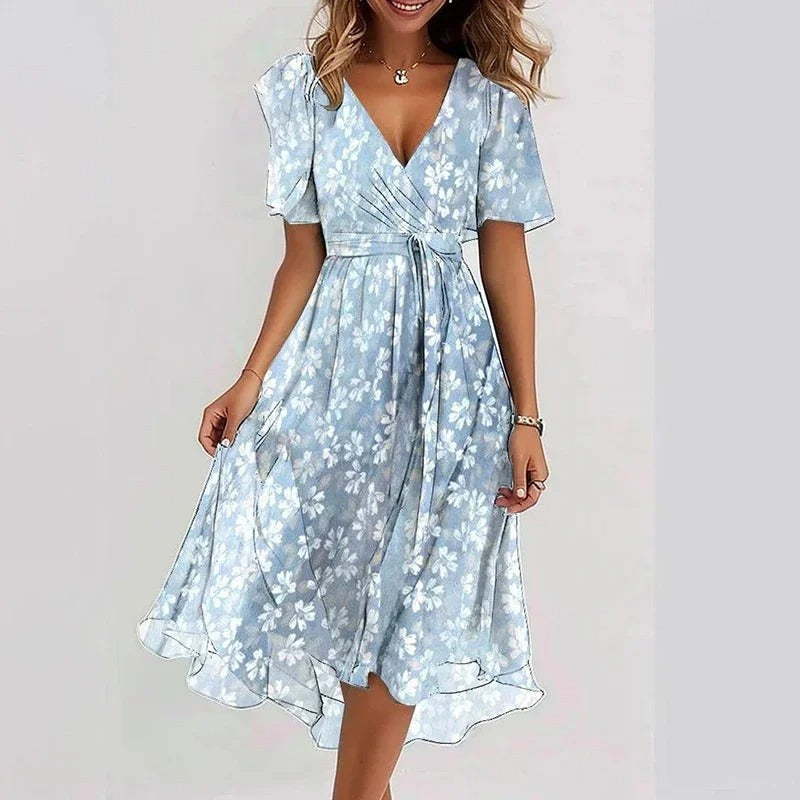 Sylis | Elegant Chic Floral Dress