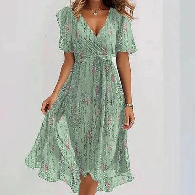 Sylis | Elegant Chic Floral Dress